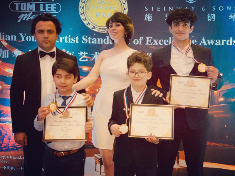 DIO PIANO SCHOOL'S STUDENTS AMONG THE STEINWAY CANADIAN YOUNG ARTISTS